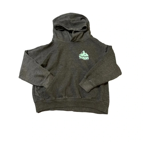 Teton Technogravity Research Youth Unisex Sweatshirt Hoodie SZ Small Dark Grey - Picture 2 of 5